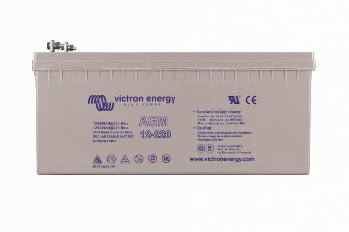 victron energy agm deep cycle battery 12v/220ah - imagine 5